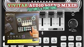 THE VIVITAR SOUND MIXER KIT Features and Functions [upl. by Euqinimod307]