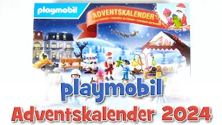 playmobil Adventskalender 2024  Besuch auf dem Weihnachtsmarkt 71472  UNBOXING [upl. by Loutitia]