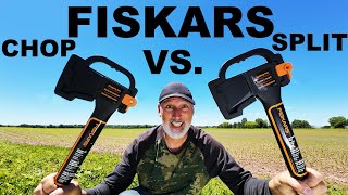 FISKARS CHOPPING AXE amp SPLITTING AXE  WHICH IS BEST [upl. by Blackington]