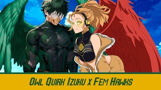 Owl Quirk Izuku x Fem Hawks  MHA Texting Story  VALENTINES DAY ONESHOT [upl. by Adalard]