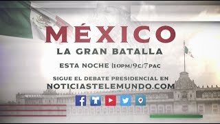 EN VIVO Tercer debate presidencial de los candidatos a la presidencia de México [upl. by Aratahc646]