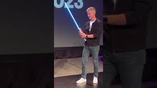 Turning Off Disney’s Retractable Lightsaber [upl. by Bernardina]