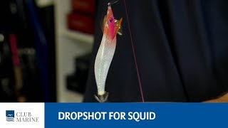 How to tie a drop shot for squid  fishing tip  Club Marine [upl. by Ramon]