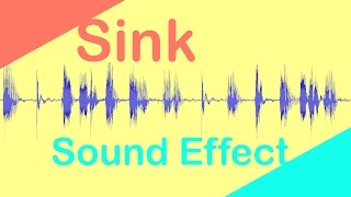 Kitchen and bathroom sink Sound Effect [upl. by Airolg]