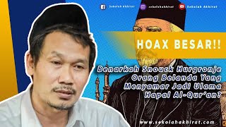 Gus Baha Ungkap Siapa Sebenarnya Snouck Hurgronje Sang Penyusu Islam [upl. by Yoho354]