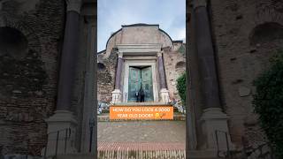 Most ancient door in Rome being opened and closed every day [upl. by Electra]