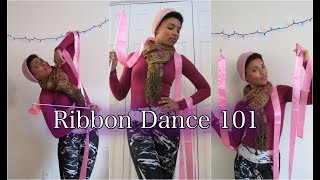 Ribbon Dance Beginner Tutorial [upl. by Aiduan95]