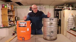 Homebrewing Beer Equipment  Comparing Cooler Mash Tun to Stainless Mash Tun [upl. by Horvitz]