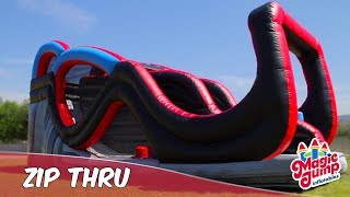 Zip Thru  Inflatable Obstacle Course  Magic Jump Inc [upl. by Nyliuqcaj]