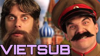 vietsub Rasputin vs Stalin Epic Rap Battles of History [upl. by Eniamraj]