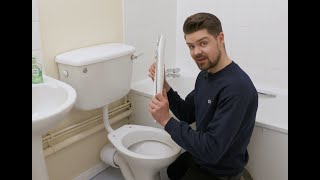 How to replace a toilet seat [upl. by Stanhope]