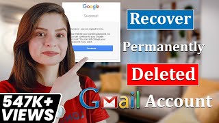 How to Recover a Permanently Deleted Gmail Account 2 Ways for Gmail Account Recovery [upl. by Balfore]