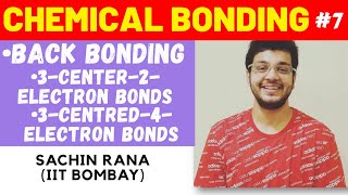 3 center 2 electron bond Back Bonding 3c4e bond  Chemical Bonding Part VII  JEE NEET [upl. by Jerrilyn]