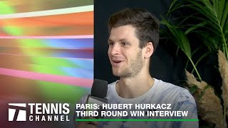 Hubert Hurkacz is Feeling the Love From the Fans  2023 Paris Third Round Interview [upl. by Yrocaj986]