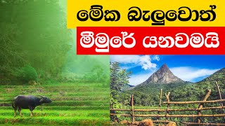 Picturelk TV  මීමුරේ ගම්මානය  Meemure Village  Most Beautiful Place in Sri Lanka [upl. by Leirad138]