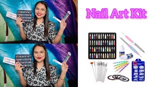 Nail Art Kit for beginners flipkart CherrypuneetMadaan  Cheap and best product [upl. by Carola]