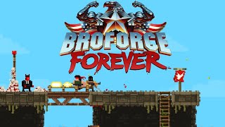 quotBroforcequot  Full Game Playthrough Broforce Forever Update [upl. by Ettennek]