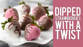 How to Make Dipped Strawberries with a Twist  Wilton [upl. by Ynnaf899]