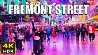 Fremont Street Las Vegas Walk  January 2024 [upl. by Milman]