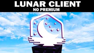 COMO TENER el LUNAR CLIENT NO PREMIUM 2023  El MEJOR CLIENTE de MINECRAFT 18 SUBE FPS [upl. by Adon]