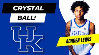 Crystal Balls Coming In For Acaden Lewis To Kentucky [upl. by Broddy]