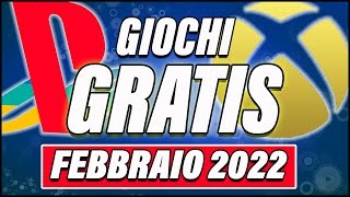 GIOCHI GRATIS PER VOI SU PS4 PS5 XBOX E PC  FEBBRAIO 2022 [upl. by Anelrats409]