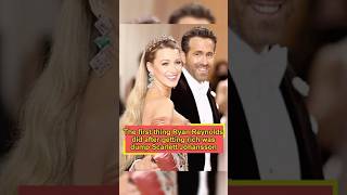 The first thing Ryan Reynolds did after getting rich was dump Scarlett Johansson but she ended up [upl. by Diraf]