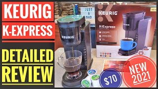 DETAILED REVIEW Keurig KExpress Single Serve KCup Coffee Maker NEW 2021 K26 [upl. by Uaerraj]