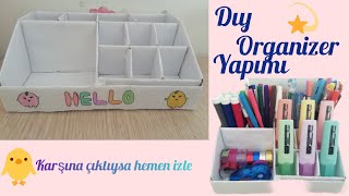 DIYORGANİZER YAPIMIKARŞINA ÇIKTIYSA KAÇIRMA ÇOK KOLAY ORGANİZER NASIL YAPILIR ABONE OLdiy [upl. by Neit]