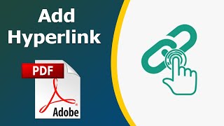 How to add a hyperlink in a PDF document using adobe acrobat pro dc [upl. by Ahserak86]