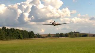 Hawker Hurricane R4118 Low pass [upl. by Ellehcear]