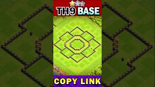 Best TH9 WAR Base in the world [upl. by Martin]