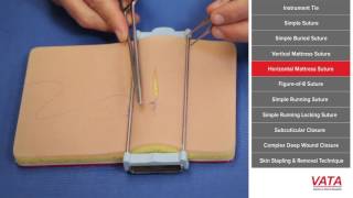 Suture Techniques Course Video [upl. by Nahshu]