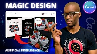 Canva AI  How To Use Magic Design on Canva [upl. by Ahsitam]