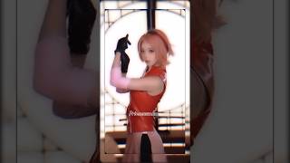 Haruno Sakura 🌸 Cosplay  Do you like it  sakura harunosakura cosplay edit shortvideo [upl. by Carmel]