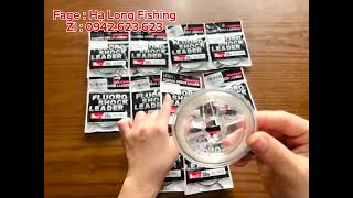 Dây link carbon của hãng YAMATOYO Made in japan Shock Leader 20m30m 100 fluorocarbon leader [upl. by Stoops]