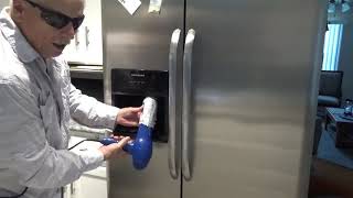 FROZEN WATER DISPENSER IN REFRIGERATOR QUICK FIX [upl. by Strickler]