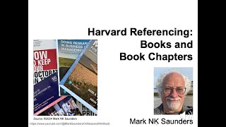 Harvard referencing books and book chapters [upl. by Newhall]