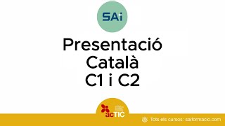 Català C1 i C2 Presentació [upl. by Weider990]