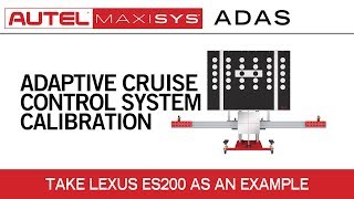 Autel Standard Frame ADAS  Adaptive Cruise Control System Calibration Procedure Instruction [upl. by Bogosian280]