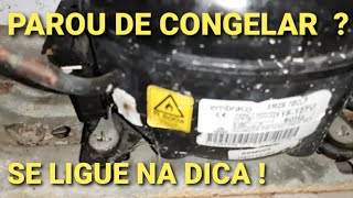 GELADEIRA BRASTEMP NÃO GELA NÃO CONGELA SÓ FAZ TEC TEC [upl. by Essirahc]