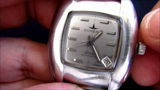 Dugena Elite automatic vintage wristwatch 1960s [upl. by Airetnohs]