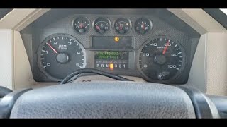 2009 F250 w 64 Powerstroke 7 Injector Replacement [upl. by Abdel]