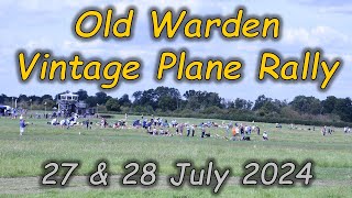 Old Warden 2024  ModelAir Vintage Plane Rally England  27 amp 28 July 2024 [upl. by Arrotal]