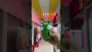 Pop Eye Green Worm Toy popeyes toy greenworm toys squeezetoy squeeze [upl. by Yankee]