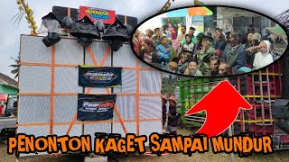 Penonton kocar kacir kena BASS saat sound RAKITAN di gass Perform NANDA AUDIO BLITAR [upl. by Enelra]