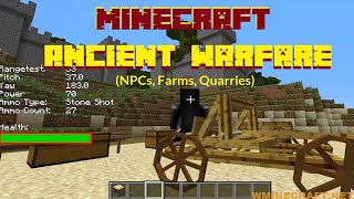 Ancient Warfare Mod 116211221710  wminecraftnet [upl. by Woolson675]