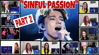 DIMASH KUDAIBERGEN  quotSINFUL PASSIONquot 2020 NEW REACTION COMPILATION [upl. by Britton]