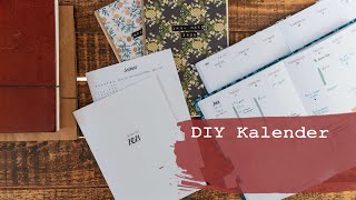 DIY Kalender  selbst ausdrucken und individuell anpassen [upl. by Neyrb835]