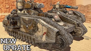 NEW UNITS Macharius Heavy Tanks vs Chaos  Astartes Mod Warhammer 40K Dawn of War 2 Retribution [upl. by Rey457]